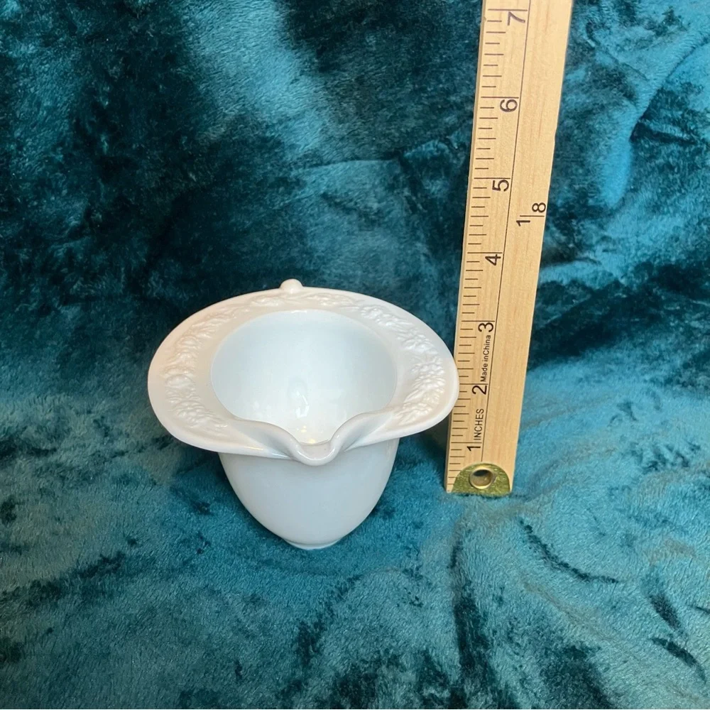 Vintage‎ 1930's Anchor Hocking Glass Vitrock Pattern Creamer